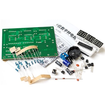 AT89C2051 6 Digital LED Electronic Clock DIY KIT