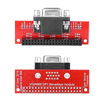 VGA666 Module Adapter Gert-VGA Breakout Board for Raspberry Pi 3/Pi 2/B+/A+