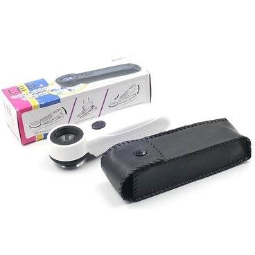 Handheld Magnifier 40X Magnifying Glass Loupe Lens For electornic circuit repair and reading IC codes