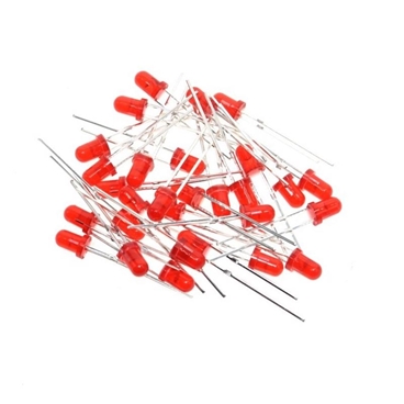 3mm LED Diode Red Diffused Light