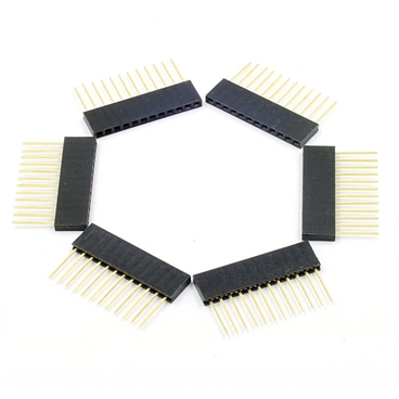 1X12pin 2.54MM Long Needle Female Header Strip Stackable Header [5pcs Pack]