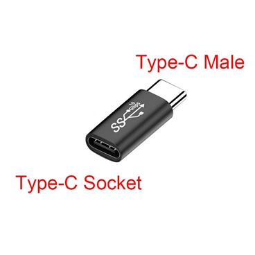 USB Type-C Male to Female Adapter