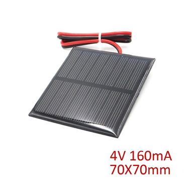 4V 160mA Solar Panel with Cable