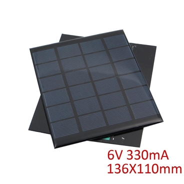 6V 330mA Solar Panel with Cable