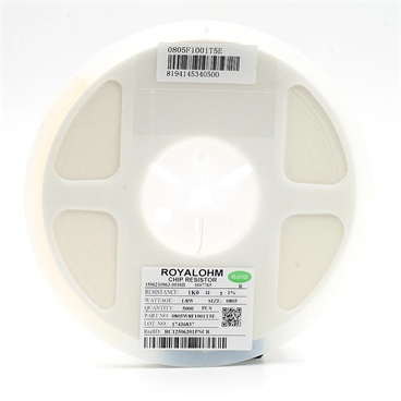 0805 1/8W SMD Chip Resistor 0R-10M