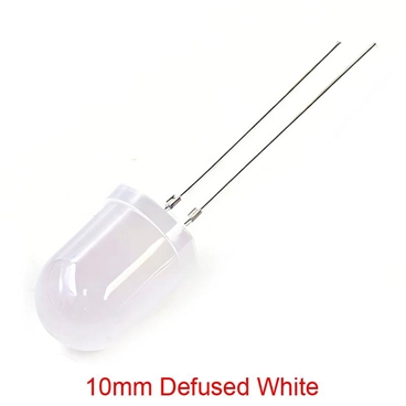 10mm White Defused Ultra Bright LED